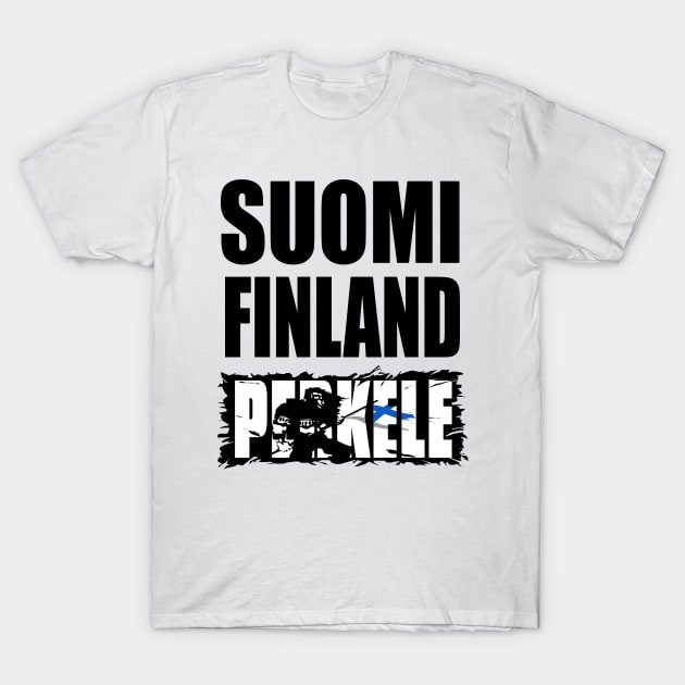 Suomi Finland Perkele T-Shirt by Perkele Shop